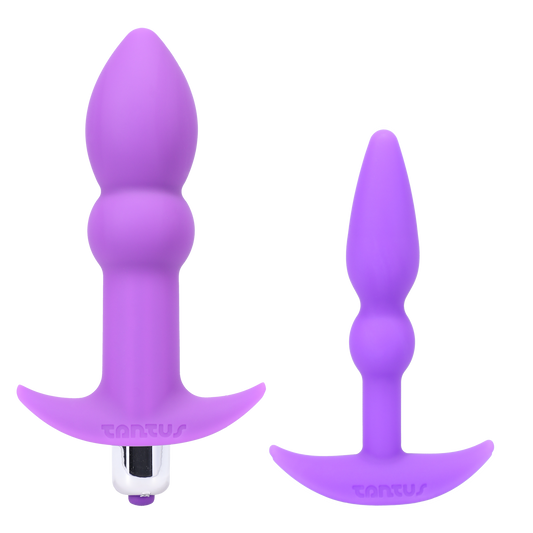 Tantus Perfect Plug Kit – silicone anal plug set with vibration for beginners