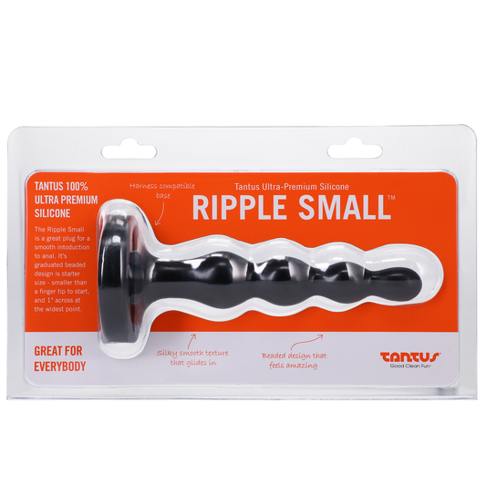 Tantus Ripple Small – beginner silicone butt plug with graduated beads