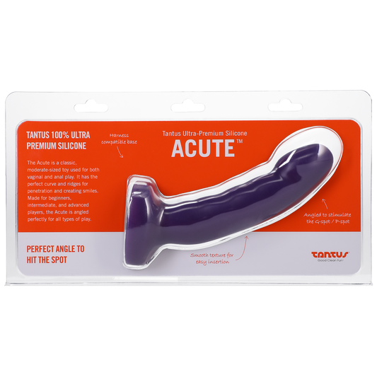 Tantus Acute Dildo Amethyst Medium