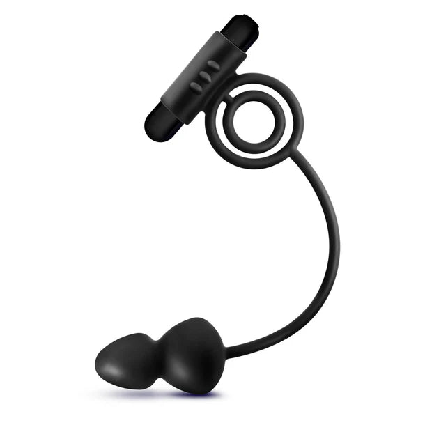 Anal Adventures - Anal Plug with Vibrating C-Ring