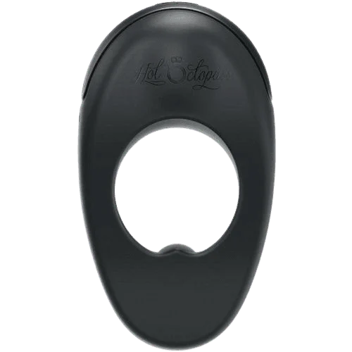 Hot Octopuss Atom Plus Cock Ring – dual-motor vibrating ring in black