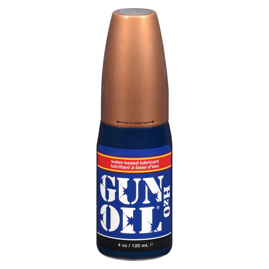 Bottle of Gun Oil H2O on a white background