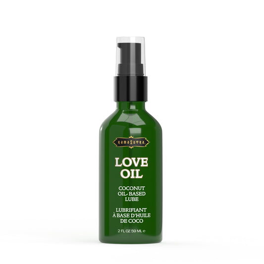 Kama Sutra Love Oil – Organic Coconut-Based Intimate Moisturizer – 2 oz / 59 mL