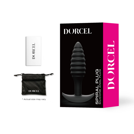 Dorcel Spiral textured silicone anal plug