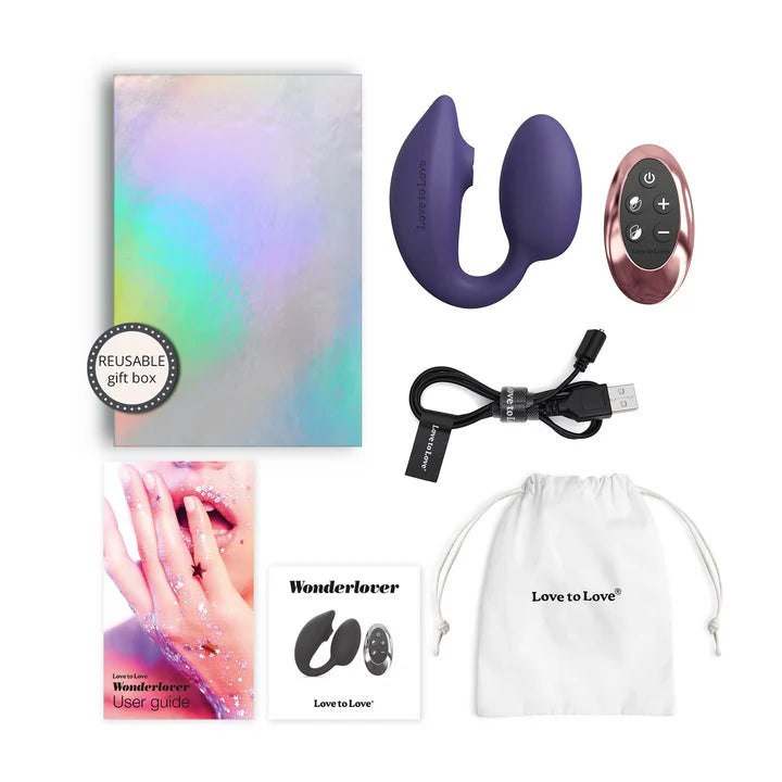 Love To Love WonderLover – Flapping Clitoral & G-Spot Vibrator with Remote Control