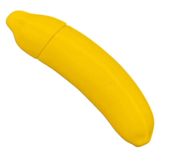 Emojibator Banana Vibrator – Bullet-Style Waterproof Rechargeable Vibe | PurpleNight.ca
