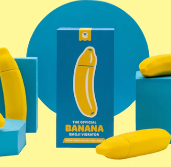 Emojibator Banana Vibrator – Bullet-Style Waterproof Rechargeable Vibe | PurpleNight.ca