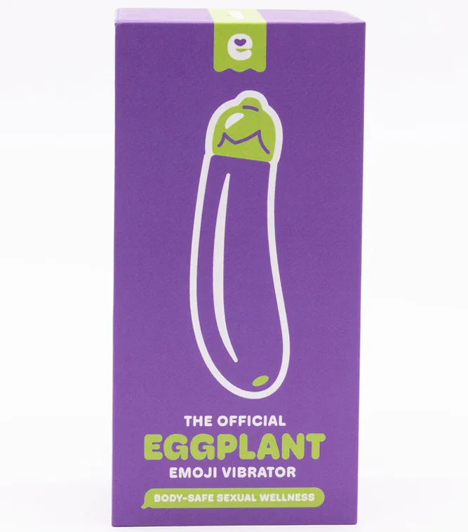 Emojibator Eggplant Vibrator – Purple Bullet-Style Vibe | PurpleNight.ca
