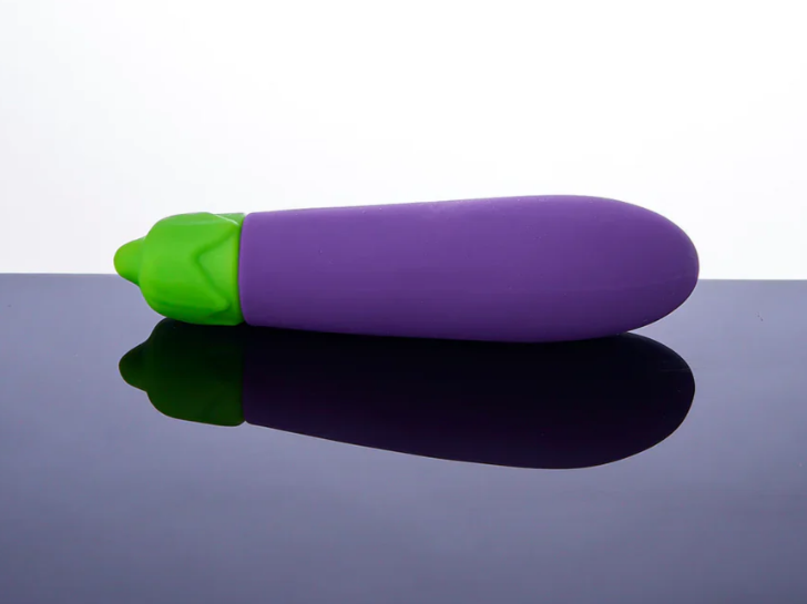 Emojibator Eggplant Vibrator – Purple Bullet-Style Vibe | PurpleNight.ca