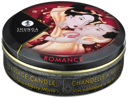 Shunga Massage Candle Strawberry Wine 1 oz