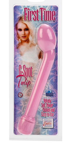 CalExotics First Time G-Spot Tulip Pink – Beginner G-Spot Vibrator | PurpleNight.ca