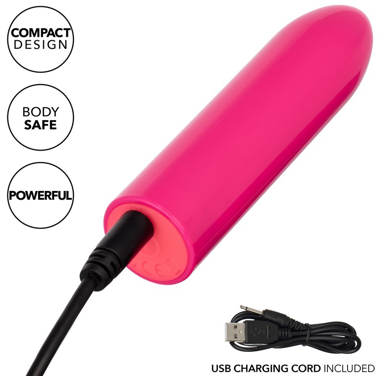 CalExotics Turbo Buzz Classic Mini Bullet Pink