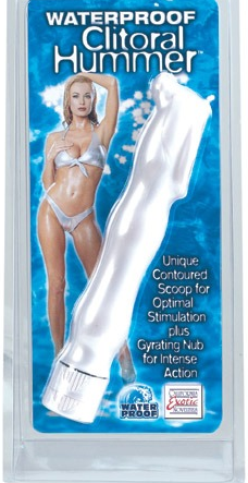 CalExotics Waterproof Clitoral Hummer – 6-Inch Scoop Tip Vibrator | PurpleNight.ca