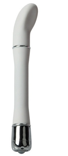 CalExotics Lulu Satin Scoop – White Compact 2-Speed Vibrator | PurpleNight.ca