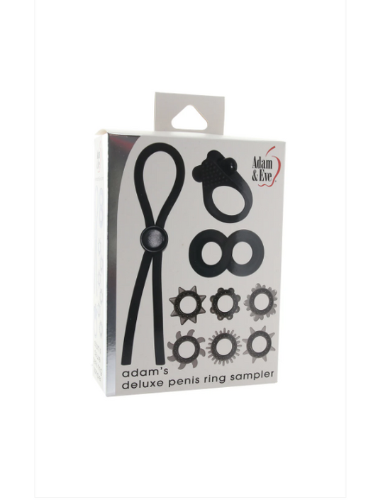 Adam & Eve Deluxe Penis Ring Sampler Set