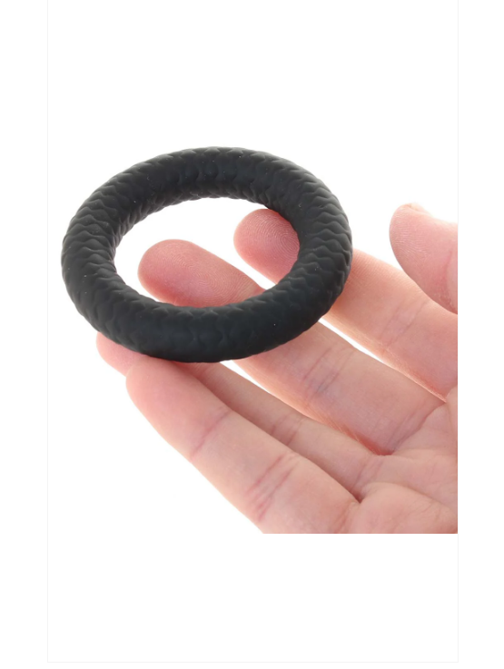 CalExotics Link Up Optimum Vibrating Ring Set – Black with Dual Silicone Rings