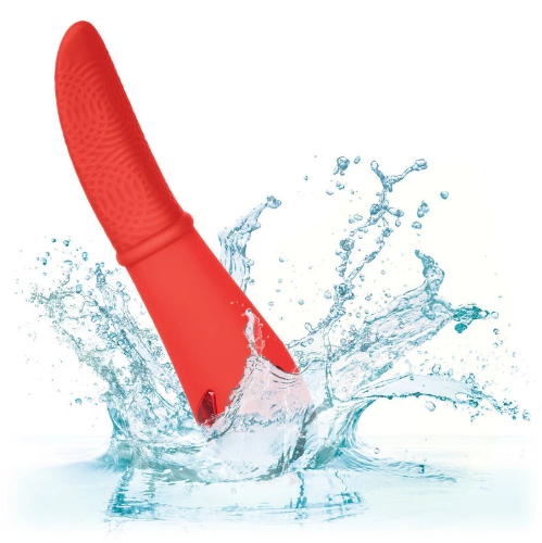 CalExotics Laguna Beach Lover Tongue Vibrator – Red Flickering Tease | PurpleNight.ca