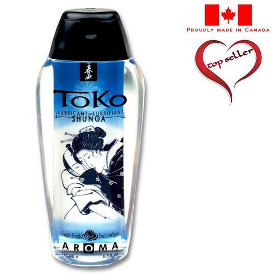 Toko Aroma Exotic Fruits lube bottle by Shunga
