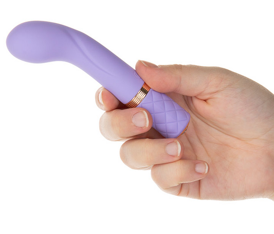 Pillow Talk Racy Special Edition Mini Massager – Purple with Swarovski Crystal and Bonus Foreplay Set