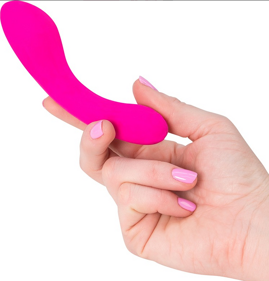 Swan Mini Wand – Compact Silicone Power Vibe with Press & Hold Control