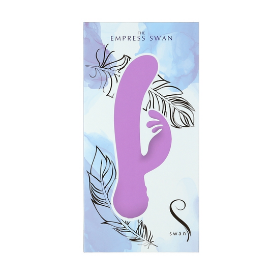BMS Empress Swan Lavender – Seamless Dual Vibrator with G-Spot & Clitoral Stimulation