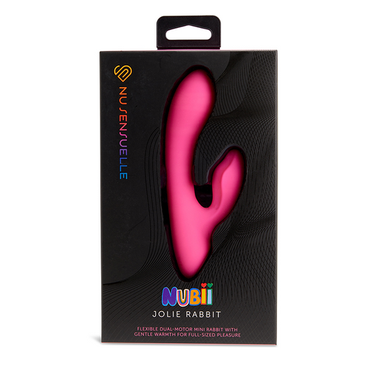 nü Sensuelle Jolie Mini Rabbit – Pink Dual-Motor Warming Vibrator