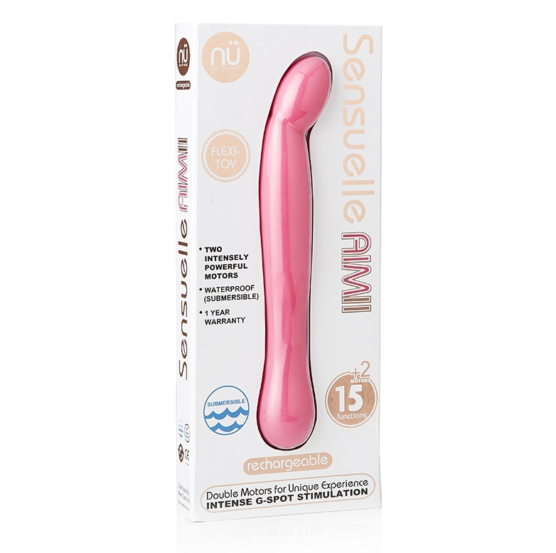 nü Sensuelle Aimii Flexible Dual-Motor Vibrator in Pink – PurpleNight.ca