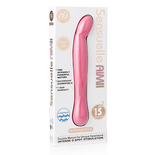 nü Sensuelle Aimii Flexible Dual-Motor Vibrator in Pink – PurpleNight.ca