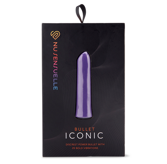 nü Sensuelle Iconic Bullet – Compact clitoral vibrator with 60SX motor and 20 functions