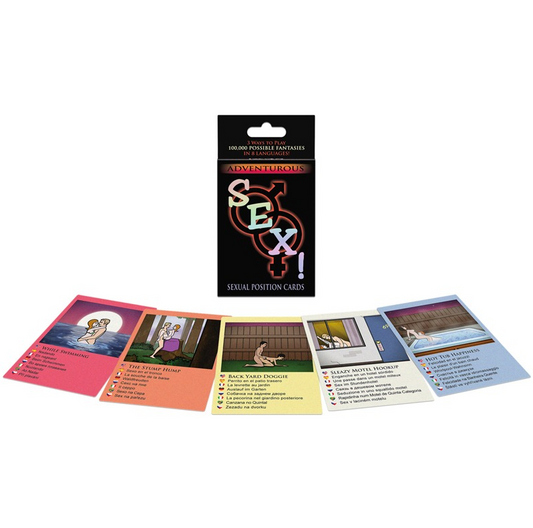Kheper Games Adventurous Sex Card Game – 50 Position Cards for Couples