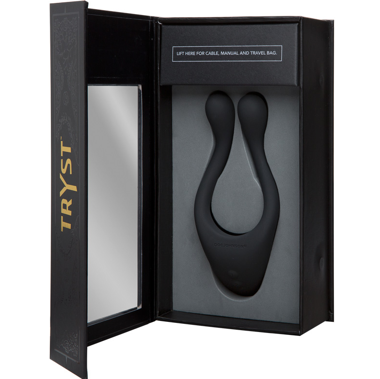 Doc Johnson TRYST Multi Erogenous Zone Massager Black