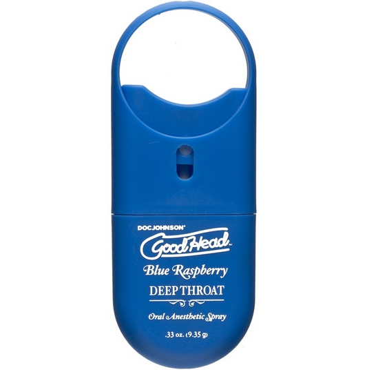 Doc Johnson GoodHead To-Go Deep Throat Spray Blue Raspberry