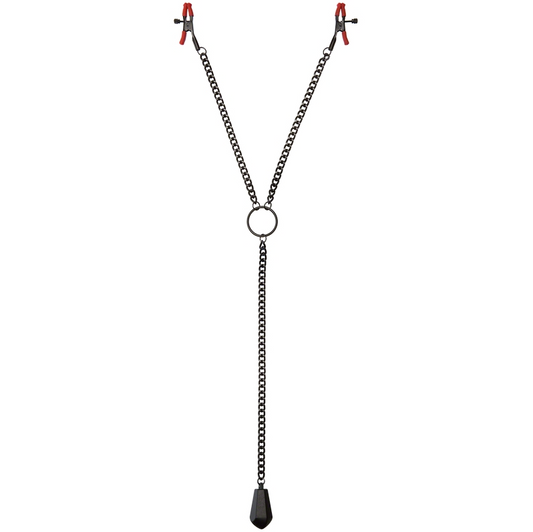 Doc Johnson Kink Nipple Clips with Heavy Weight and Silicone Tips