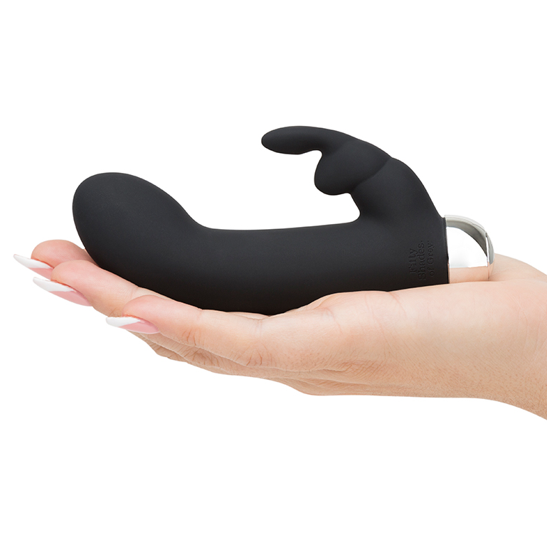 Fifty Shades of Grey Greedy Girl Mini Rabbit – Travel-Sized Rechargeable Dual Stimulator
