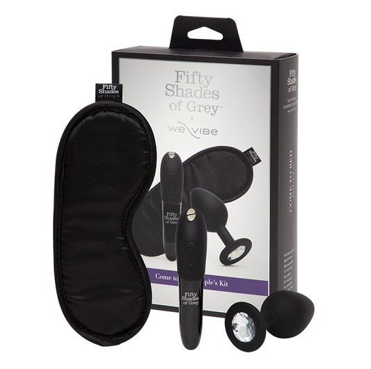 Fifty Shades of Grey Come To Bed Kit with We-Vibe Tango X, Silicone Plug & Blindfold – PurpleNight.ca