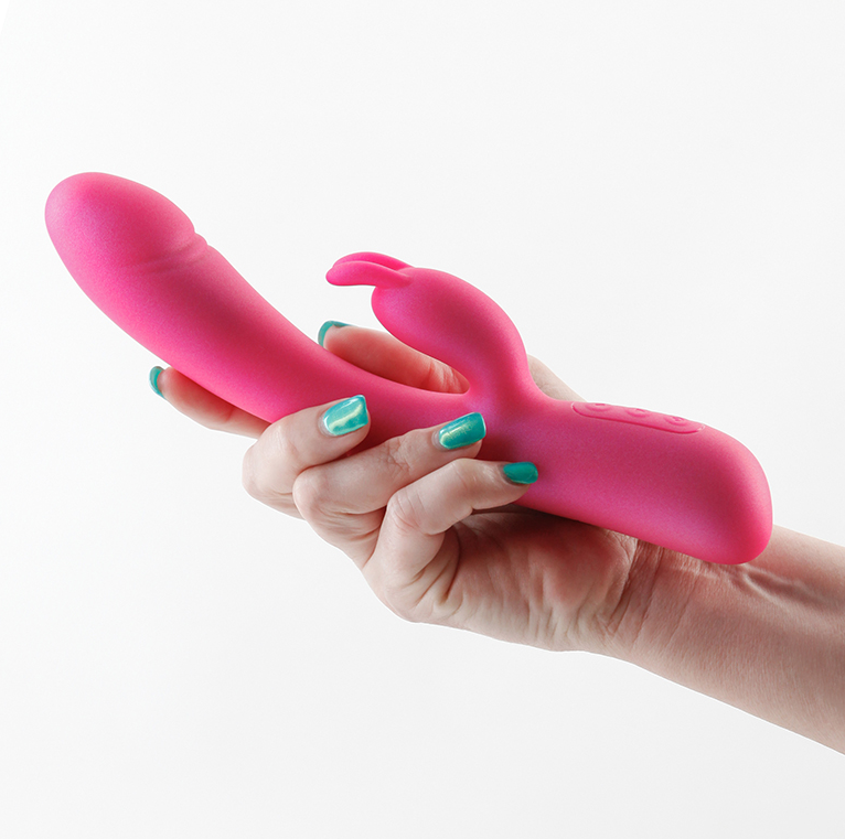 NS Royals Divine Vibrator – Metallic Pink Plush Silicone Rechargeable Luxury Vibrator