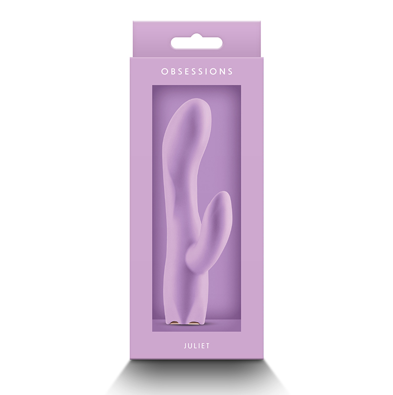 NS Novelties Obsessions Juliet – Light Purple Plush Silicone Rechargeable Vibrator