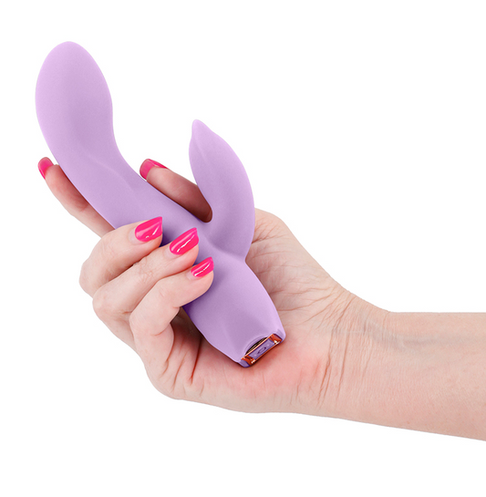NS Novelties Obsessions Juliet – Light Purple Plush Silicone Rechargeable Vibrator