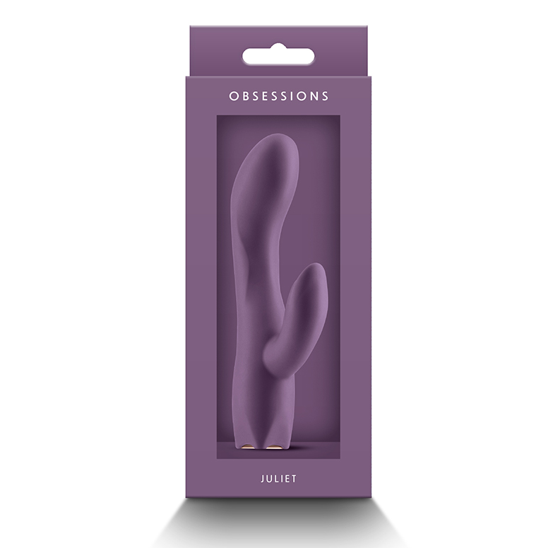 NS Novelties Obsessions Juliet – Dark Purple Rechargeable Silicone Vibrator