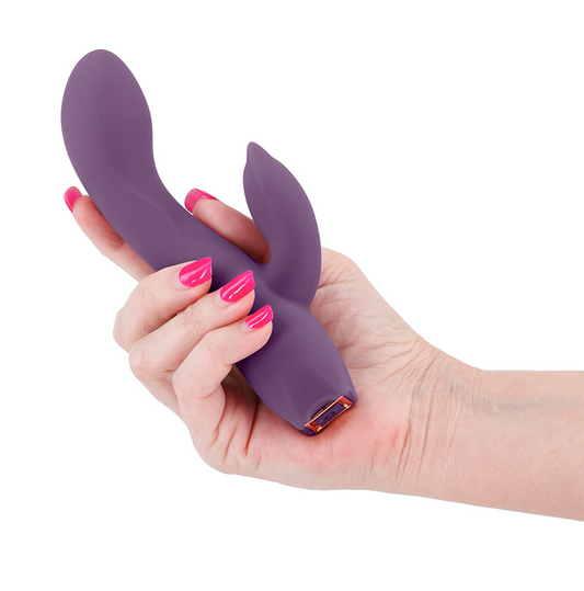 NS Novelties Obsessions Juliet – Dark Purple Rechargeable Silicone Vibrator
