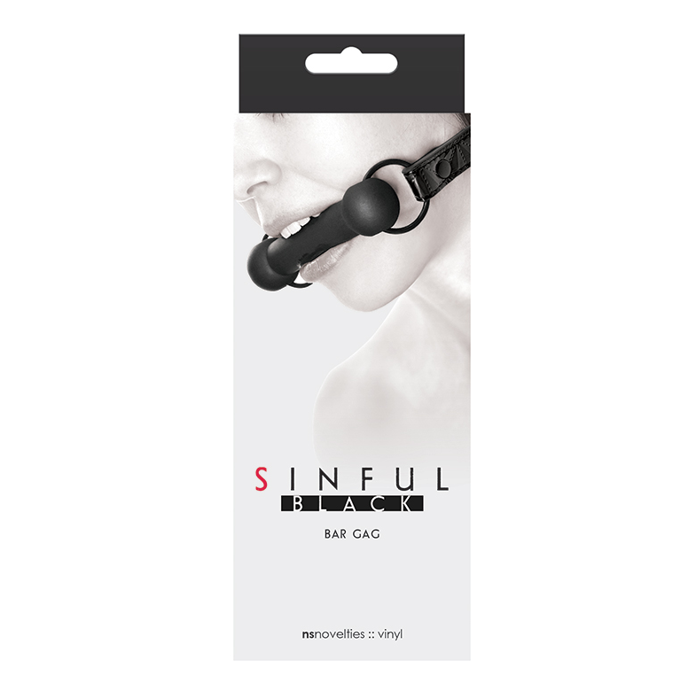 NS Sinful Bar Gag Black
