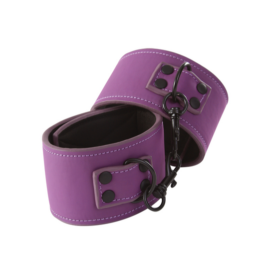 NS Lust Bondage Wrist Cuff Purple
