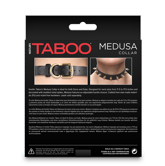 NS Hustler Taboo Collar Medusa Black