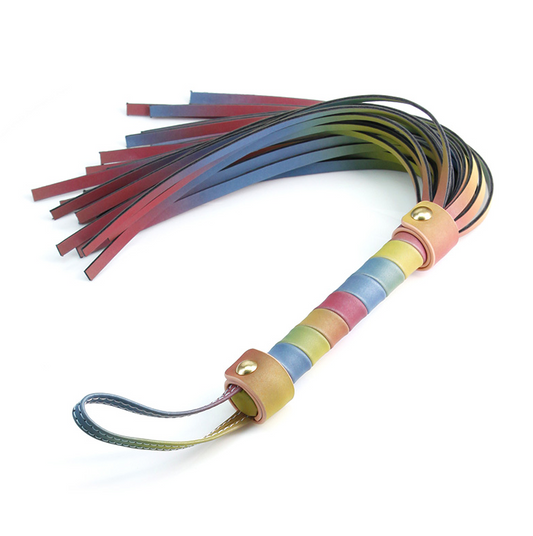 NS Spectra Bondage Rainbow Flogger
