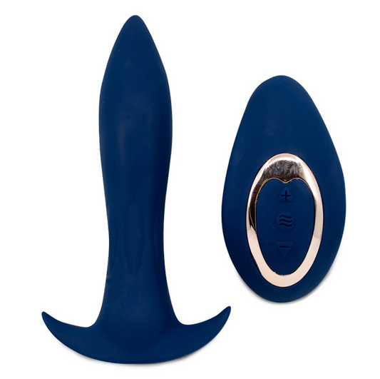 nü Sensuelle R/C Power Plug – Slim Vibrating Remote Control Anal Plug, Waterproof & Rechargeable