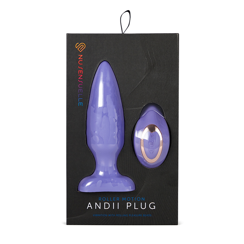 nü Sensuelle Andii Roller Motion Plug Ultra Violet