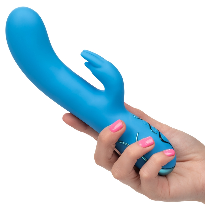 CalExotics Insatiable G – Inflatable G-Bunny Vibrator with Vibration and Tickler