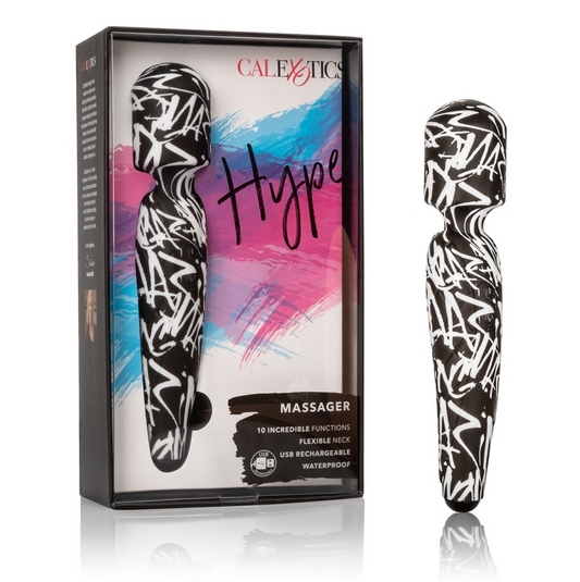 CalExotics Hype Massager with flexible neck and silicone head