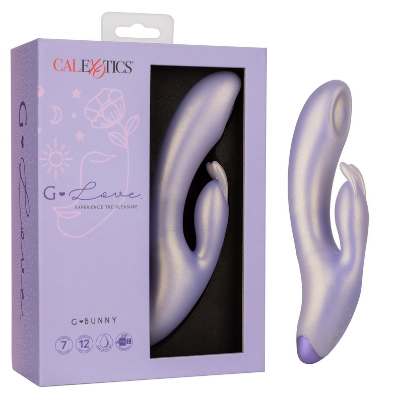 CalExotics G-Love G-Bunny – Pink Thumping G-Spot & Clitoral Silicone Vibrator