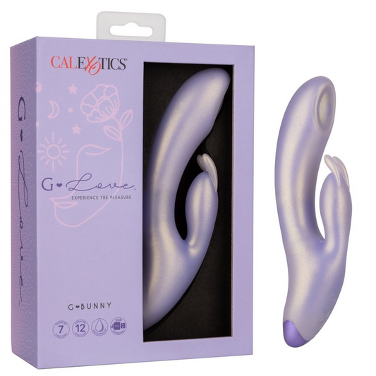 CalExotics G-Love G-Bunny – Pink Thumping G-Spot & Clitoral Silicone Vibrator